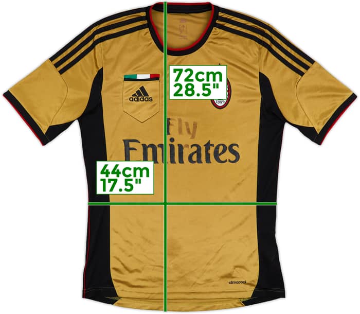 2013-14 AC Milan Third Shirt - 4/10 - (S)
