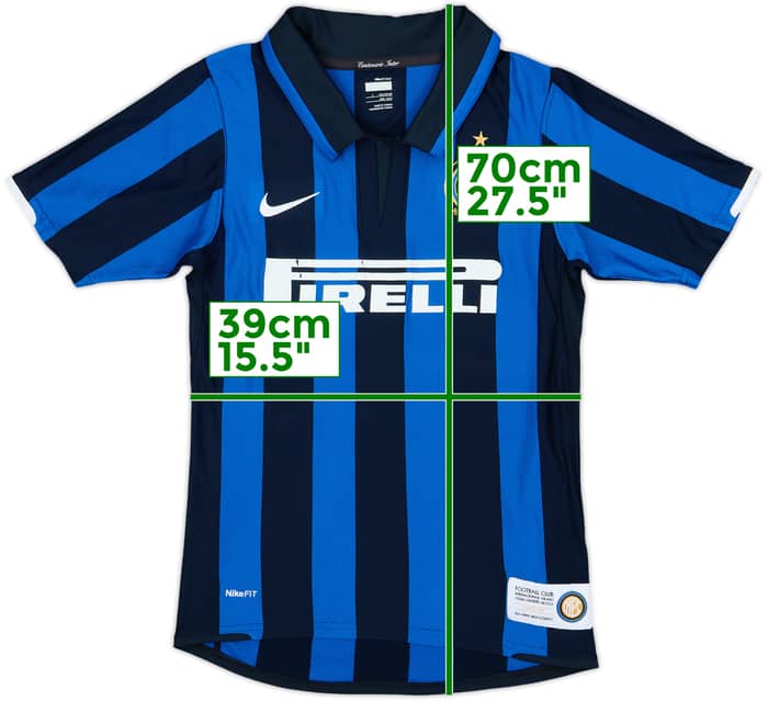 2007-08 Inter Milan Centenary Home Shirt - 6/10 - (L.Boys)