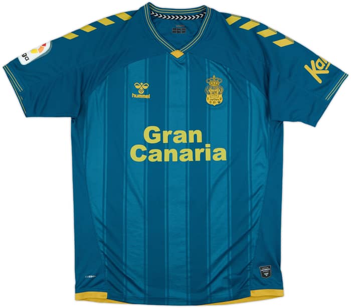 2021-22 Las Palmas Away Shirt E. Curbelo #6 - 8/10 - (L)