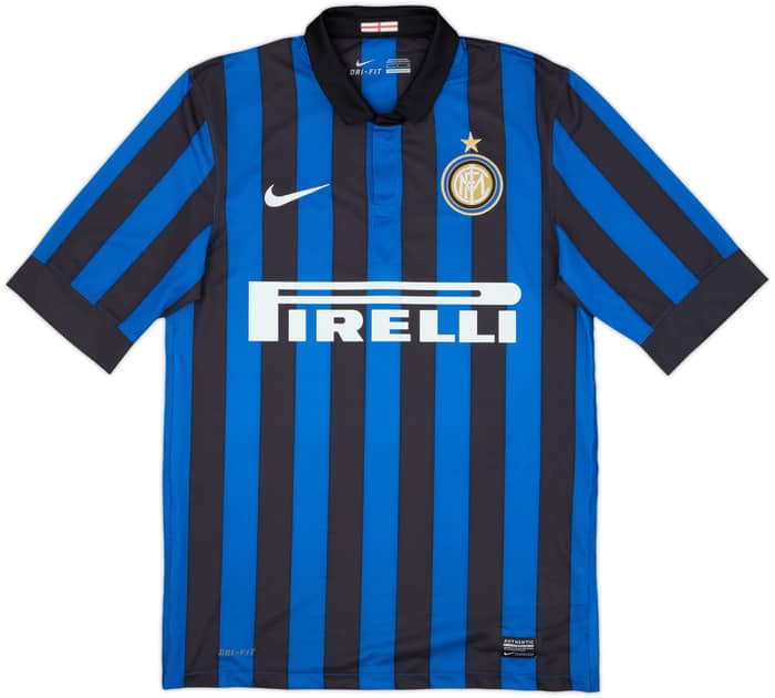 2011-12 Inter Milan Home Shirt Milito #22 - 8/10 - (S)