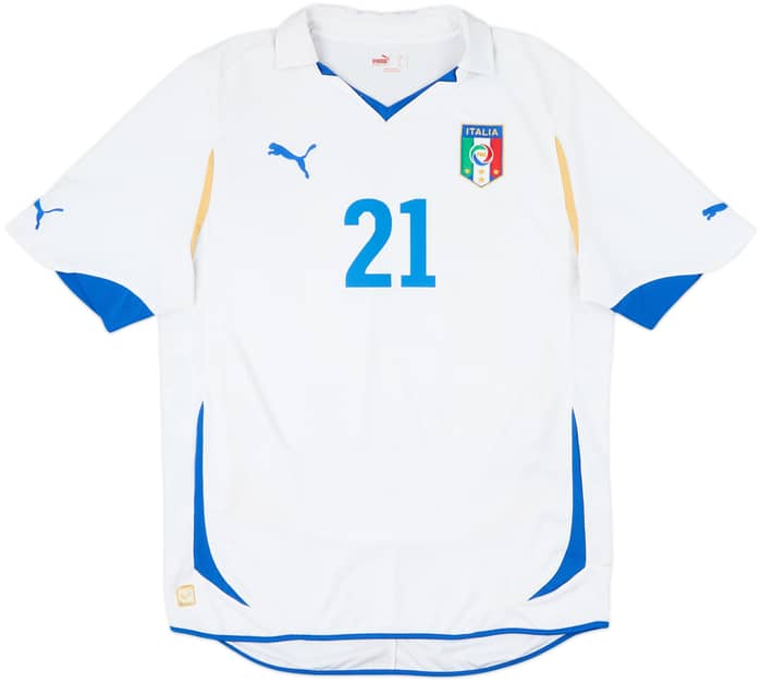 2010-12 Italy Away Shirt Pirlo #21 - 7/10 - (L)