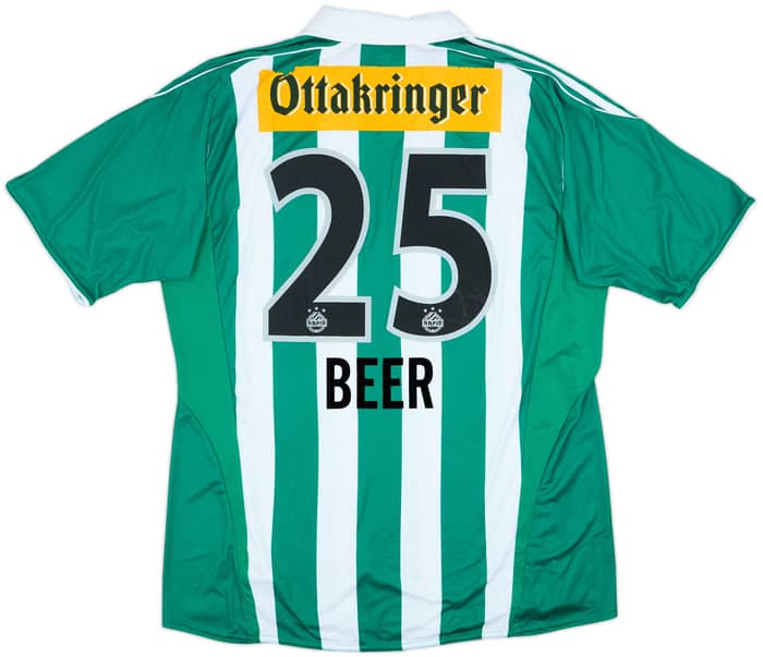 2010-11 Rapid Vienna Signed Away Shirt Beer #25 - 6/10 - (XL)