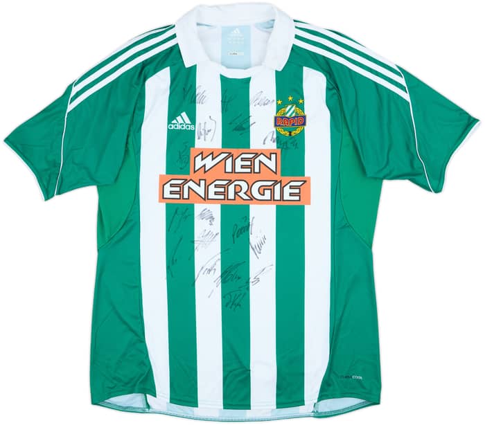 2010-11 Rapid Vienna Signed Away Shirt Beer #25 - 6/10 - (XL)