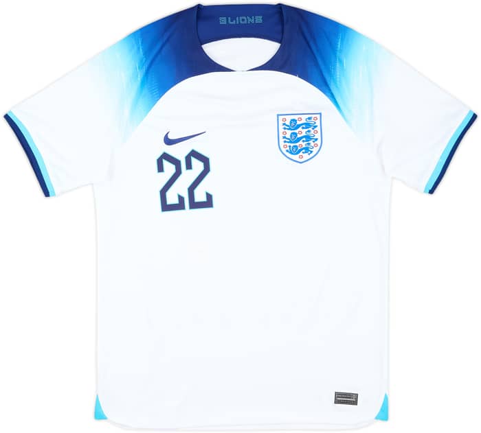 2022-23 England Home Shirt Bellingham #22 - 5/10 - (M)