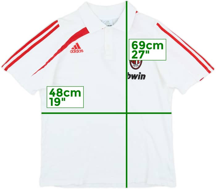 2006-07 AC Milan adidas Polo Shirt - 6/10 - (M)