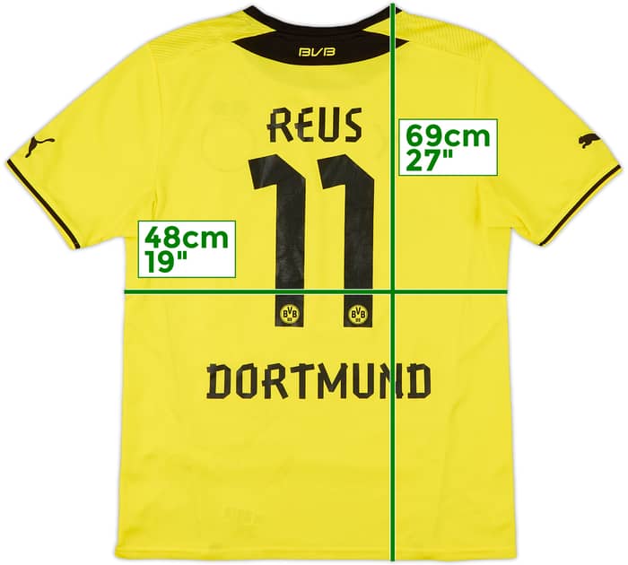 2013-14 Borussia Dortmund Home Shirt Reus #11 - 7/10 - (S)