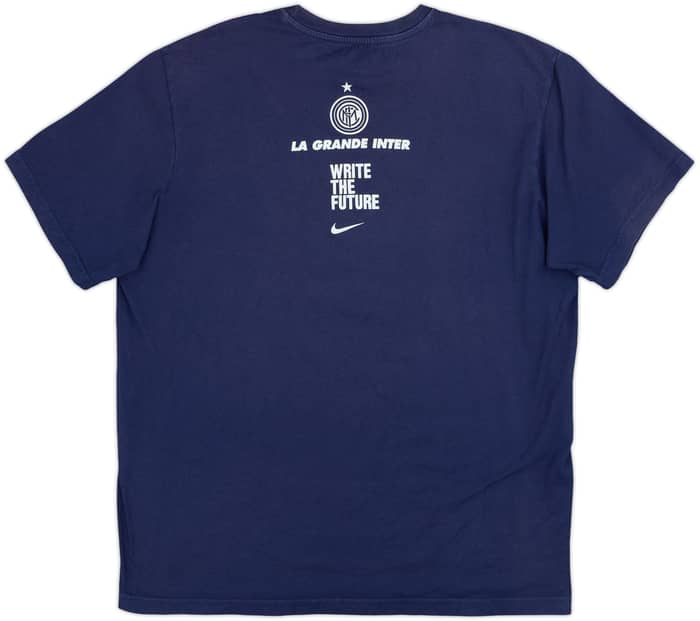 2009-10 Inter Milan Nike 'Campioni D'Europa' Cotton Tee - 8/10 - (XL)