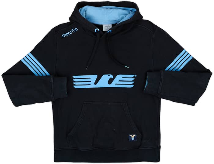 2014-15 Lazio Macron Hooded Top - 8/10 - (M)