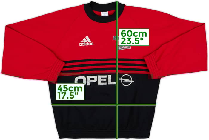 1998-99 AC Milan Junior Camp adidas Sweat Top - 4/10 - (M.Boys)