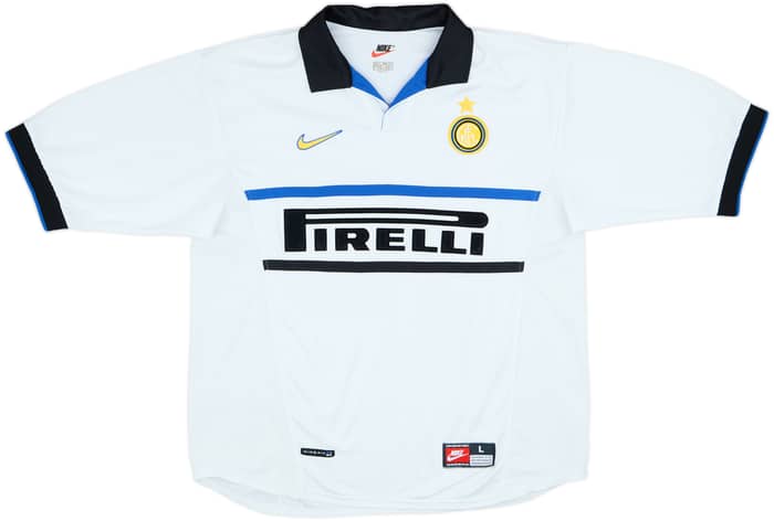 1998-99 Inter Milan Away Shirt Baggio #10 - 8/10 - (L)