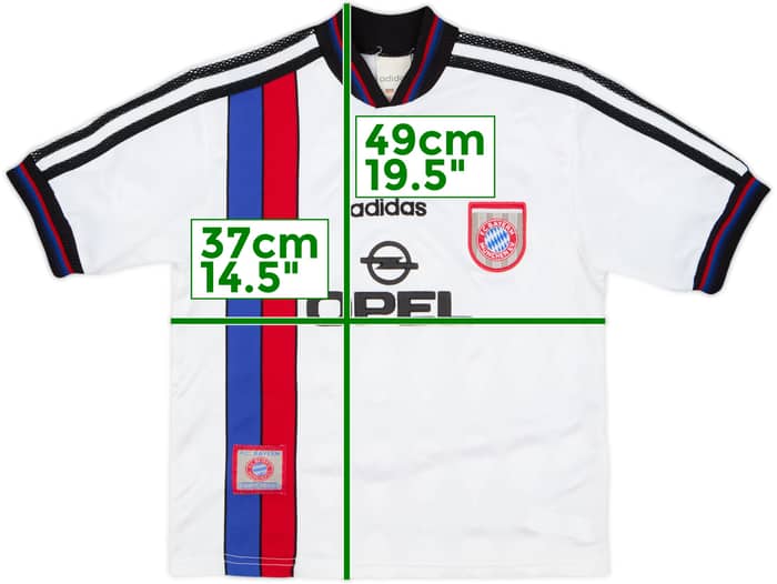 1996-98 Bayern Munich Away Shirt - 9/10 - (S.Boys)