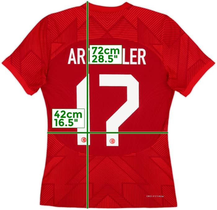 2022-24 Turkey Player Issue Away Shirt Arda Guler #17 - 9/10 - (M)