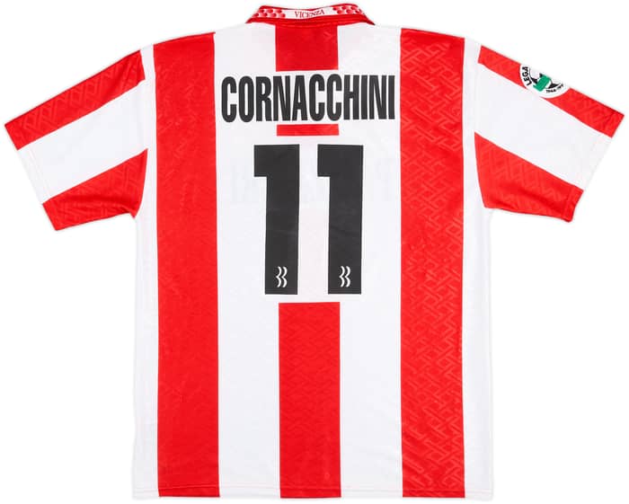 1996-97 Vicenza Match Issue Home Shirt Cornacchini #11