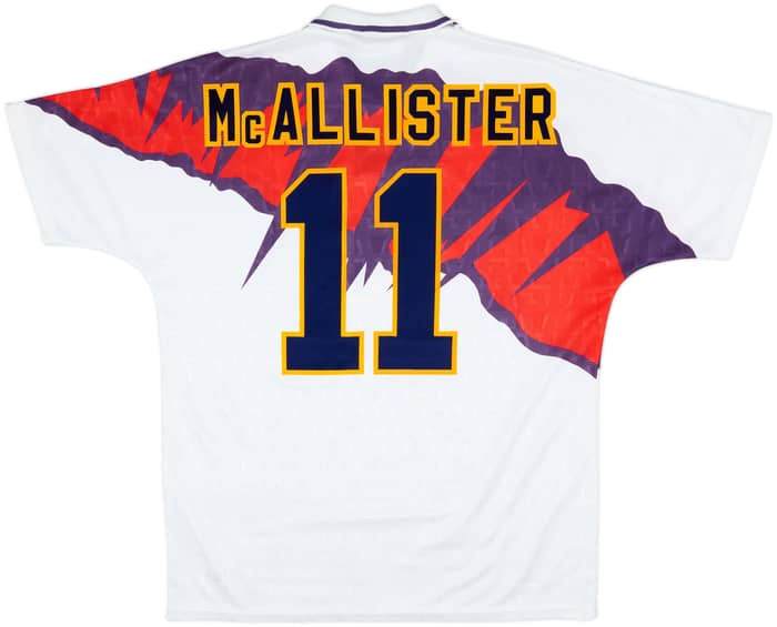 1991-93 Scotland Away Shirt McAllister #11 - 8/10 - (XL)