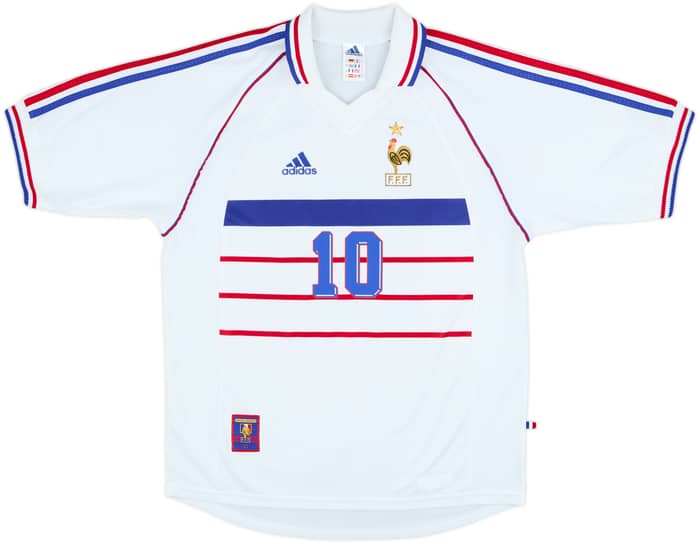 1998 France Away Shirt Zidane #10 - 8/10 - (M)