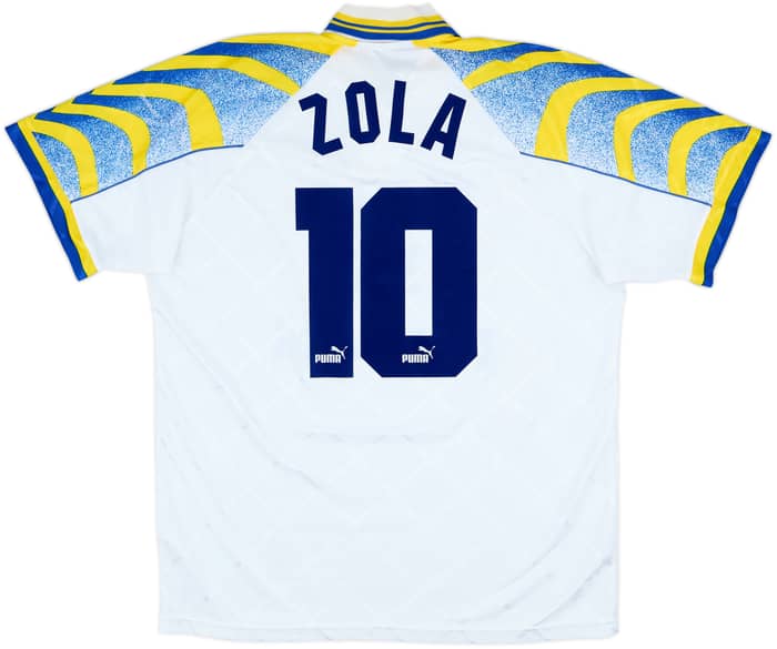 1995-97 Parma Home Shirt Zola #10 - 8/10 - (L)