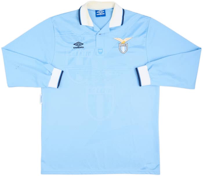 1993-95 Lazio Match Issue Home L/S Shirt #17