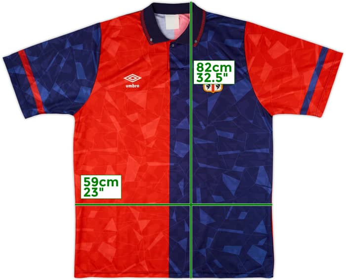 1990-93 Cagliari Home Shirt - 8/10 - (XL)