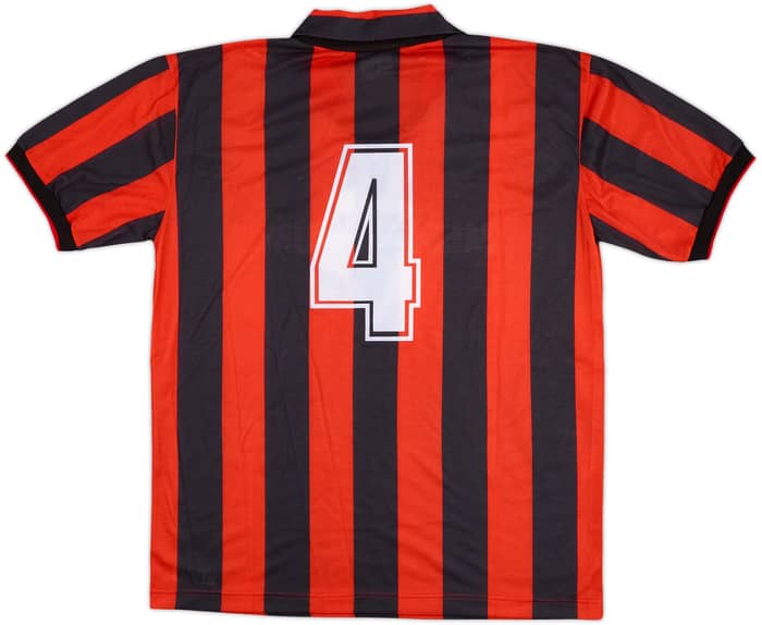 1990-91 AC Milan Home Shirt #4 - 8/10 - (L)