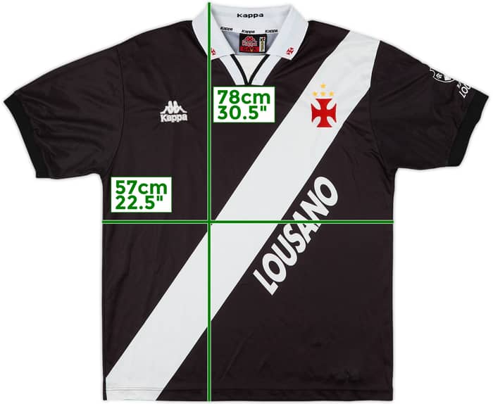 1995 Vasco da Gama Home Shirt - 8/10 - (XL)