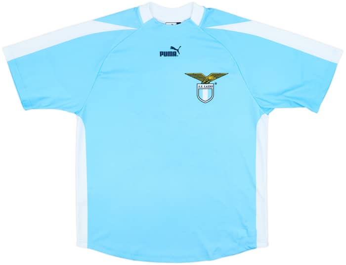 2003-04 Lazio Signed Basic Home Shirt - 8/10 - (M)