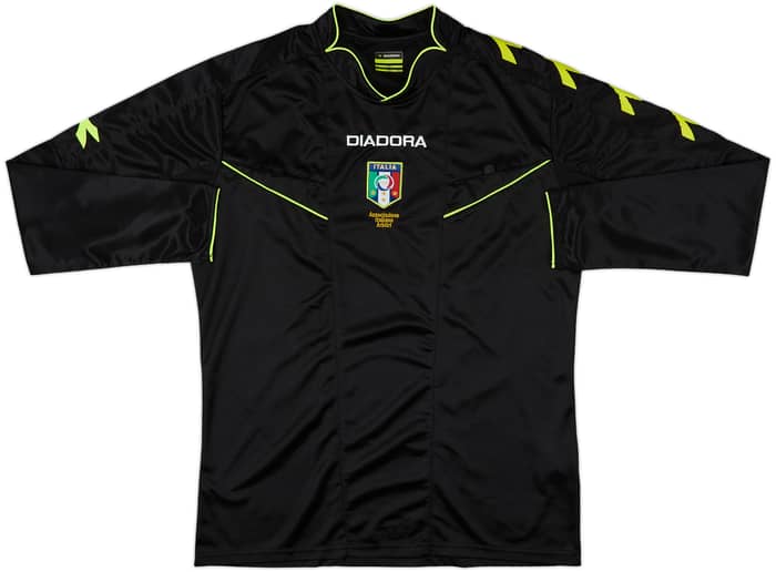 2013-15 Italy Diadora Referee L/S Shirt - 5/10 - (L)