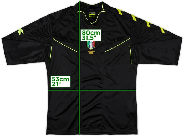 2013-15 Italy Diadora Referee L/S Shirt - 5/10 - (L)
