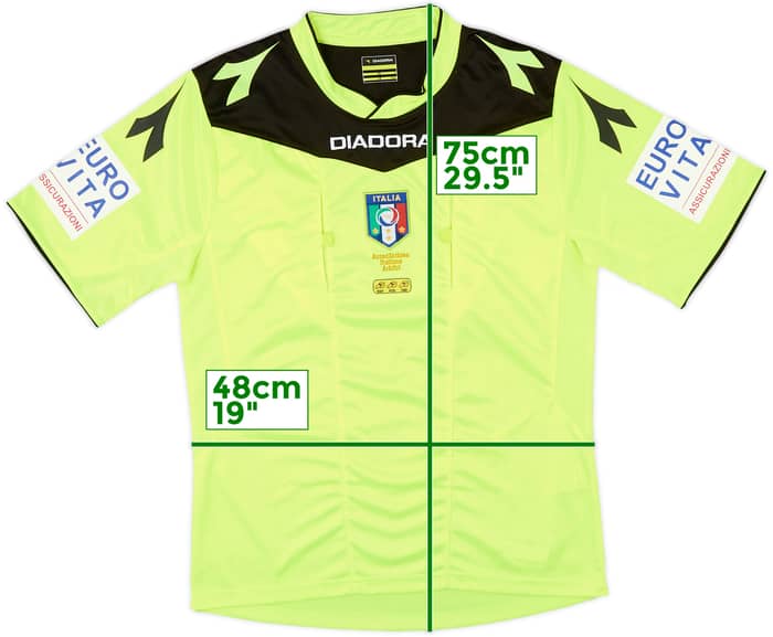 2015-16 Italy Diadora Referee Shirt - 10/10 - (S)
