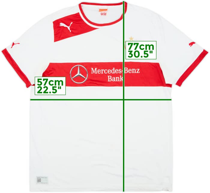 2012-13 Stuttgart Home Shirt - 4/10 - (XXL)