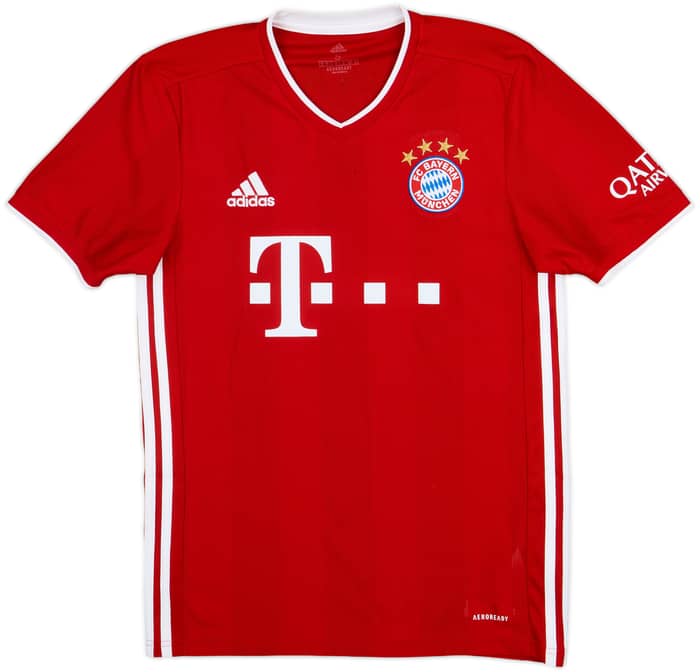 2020-21 Bayern Munich Home Shirt Lewandowski #9 - 8/10 - (S)