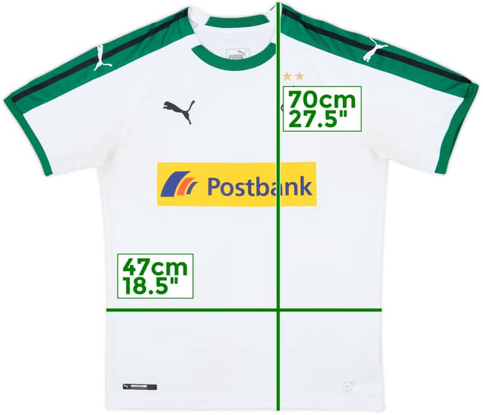 2018-19 Borussia Monchengladbach Home Shirt - 8/10 - (S)