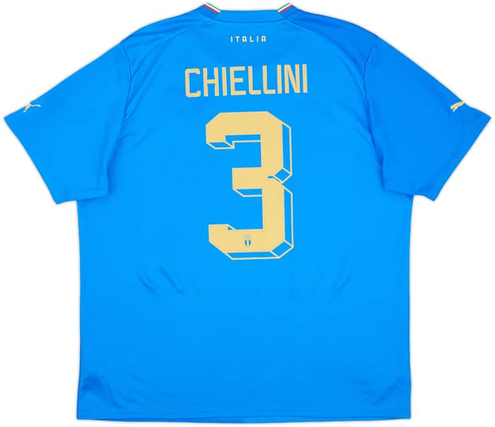 2022-23 Italy Home Shirt Chiellini #3 - 10/10 - (XL)