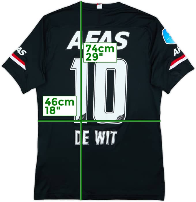 2019-20 AZ Alkmaar Third Shirt De Wit #10 - 9/10 - (L)