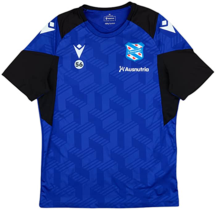 2023-24 Heerenveen Macron Player Issue Training Shirt #56 - 8/10 - (M)