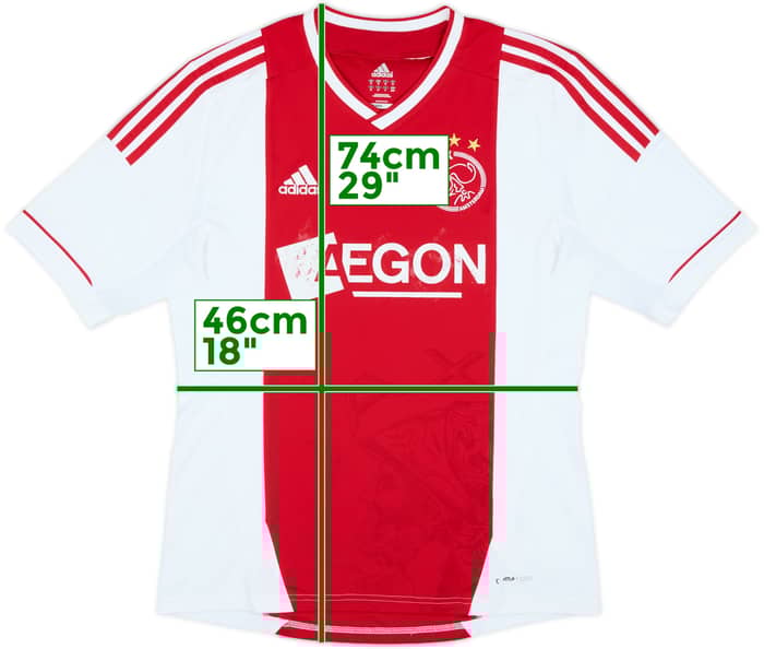 2012-13 Ajax Home Shirt - 4/10 - (M)