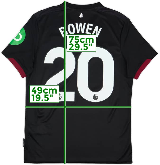 2024-25 West Ham Away Shirt Bowen #20 - 8/10 - (M)