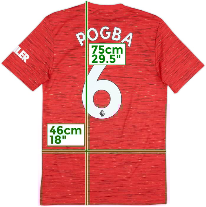 2020-21 Manchester United Home Shirt Pogba #6 - 10/10 - (S)