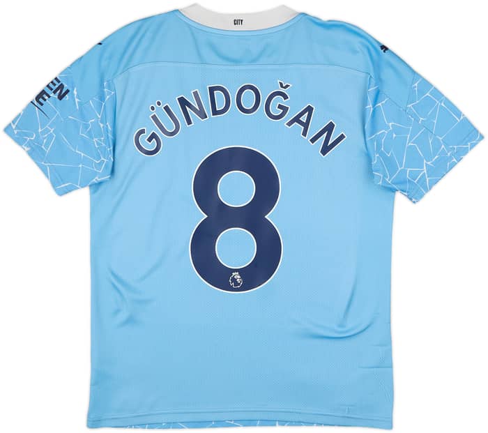 2020-21 Manchester City Home Shirt Gundogan #8 - 5/10 - (S)