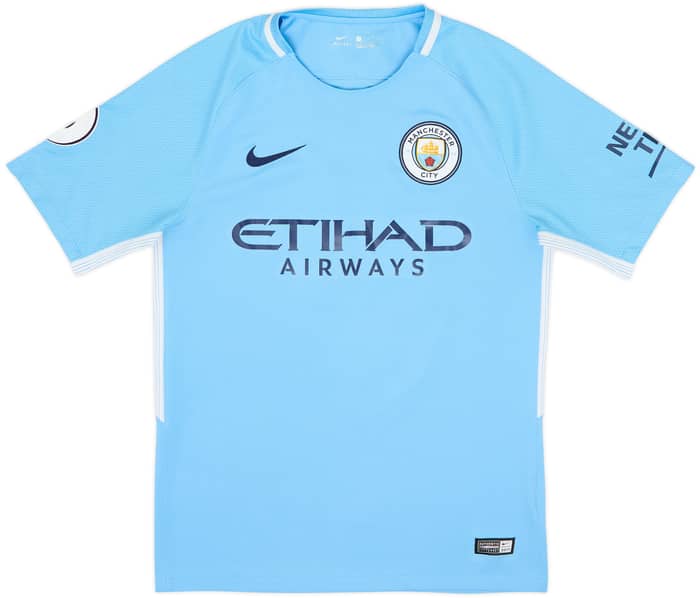 Camiseta de local del Manchester City 2017-18 De Bruyne #17 - 9/10 - (S)