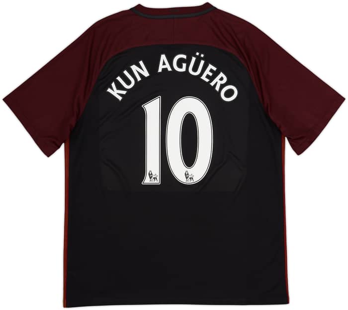 2016-17 Manchester City Camiseta de visitante Kun Aguero #10 - 9/10 - (XL)