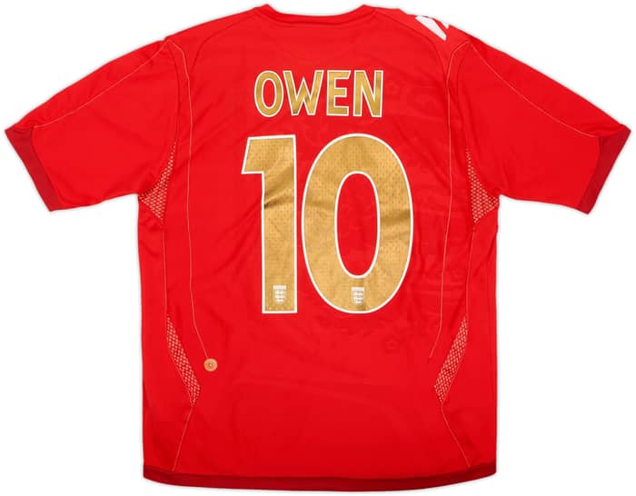2006-08 England Away Shirt Owen #10 - 8/10 - (M)