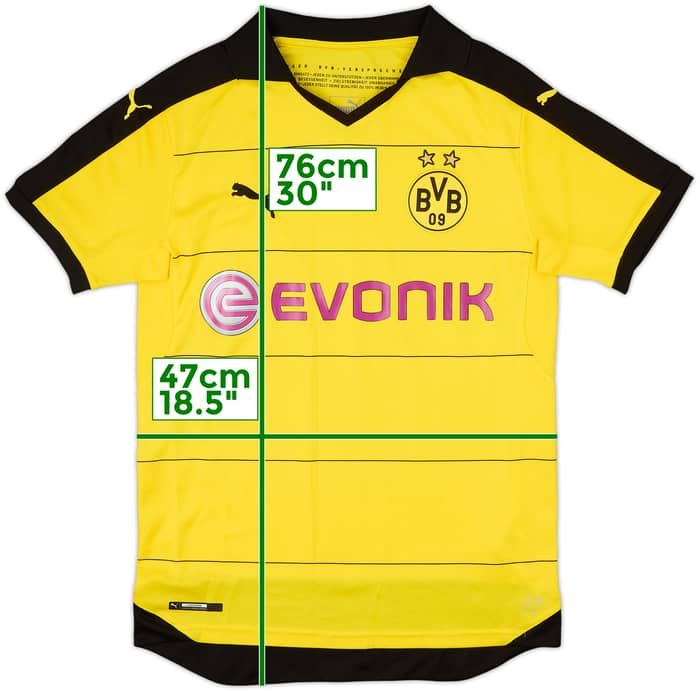 2015-16 Borussia Dortmund Home Shirt - 10/10 - (S)