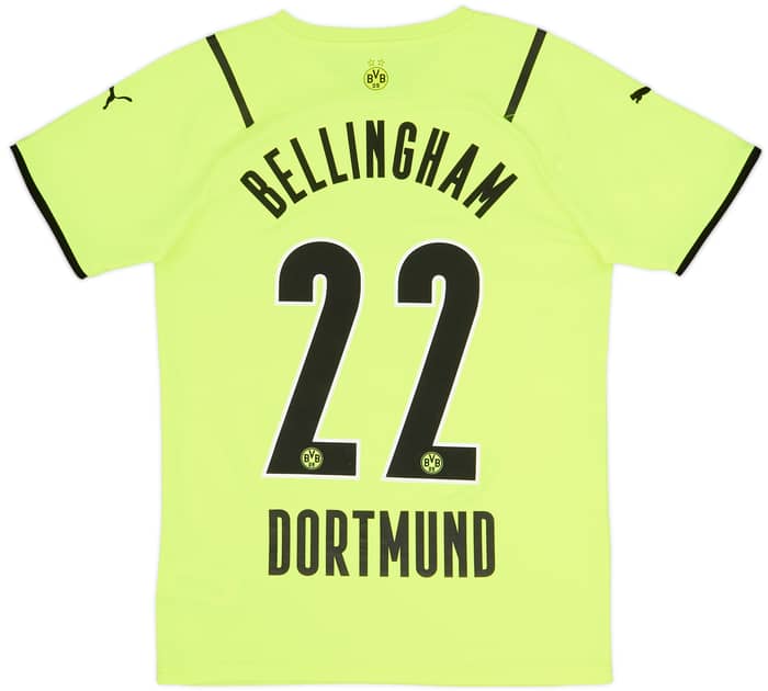 2021-22 Borussia Dortmund European Home Shirt Bellingham #22 - 10/10 - (S)