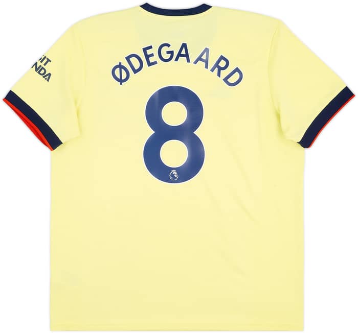 2021-22 Arsenal Away Shirt Odegaard #8 - 8/10 - (XL)