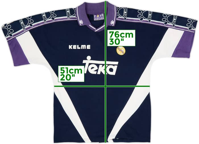 1994-95 Real Madrid Kelme Training Shirt - 7/10 - (M/L)