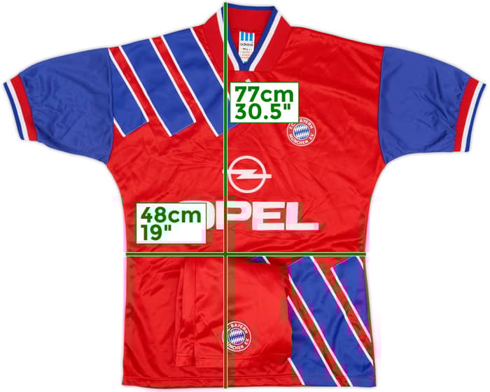 1993-95 Bayern Munich Home Shirt #11 - 9/10 - (M)