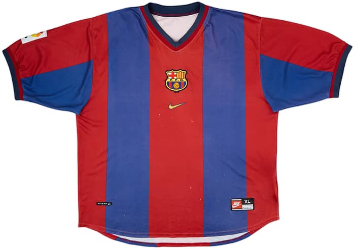 1998-00 Barcelona Home Shirt - 5/10 - (XL)