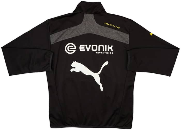 2013-14 Borussia Dortmund Puma 1/4 Zip Sweat Top - 8/10 - (M)