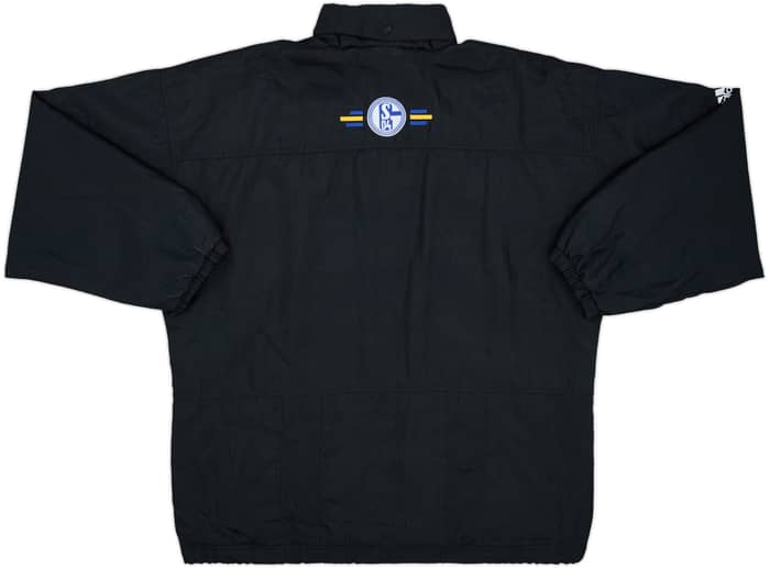 Abrigo de banquillo adidas del Departamento de Educación Física del Schalke 1992-93 - 9/10 - (XL)
