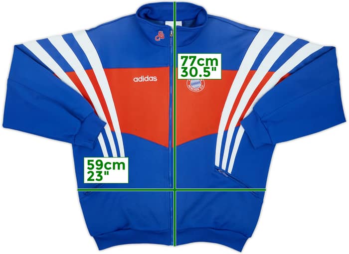 1995-96 Bayern Múnich adidas Chaqueta de Chándal - 5/10 - (L/XL)